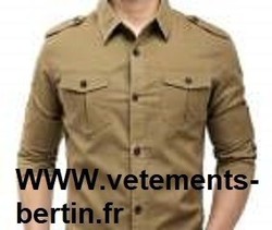 Chemise 2 poches poitrine