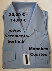 Chemise homme bleu ciel