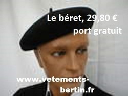 Bret - Bret basque - Bret basque Noir / Marine trs fonc