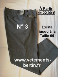 Pantalon Homme Habill Grande Taille