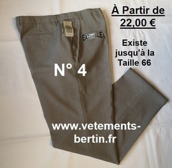 Pantalon Homme Habill Grande Taille