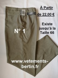 Pantalon Homme Habill Grande Taille