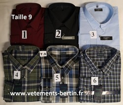 Chemises pour Hommes Grandes Tailles