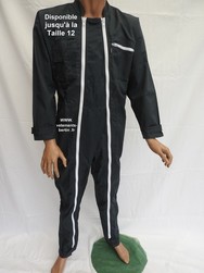 Combinaison de Travail Verte, de marque LMA, jusqu' la Taille 12, Polyester - Coton